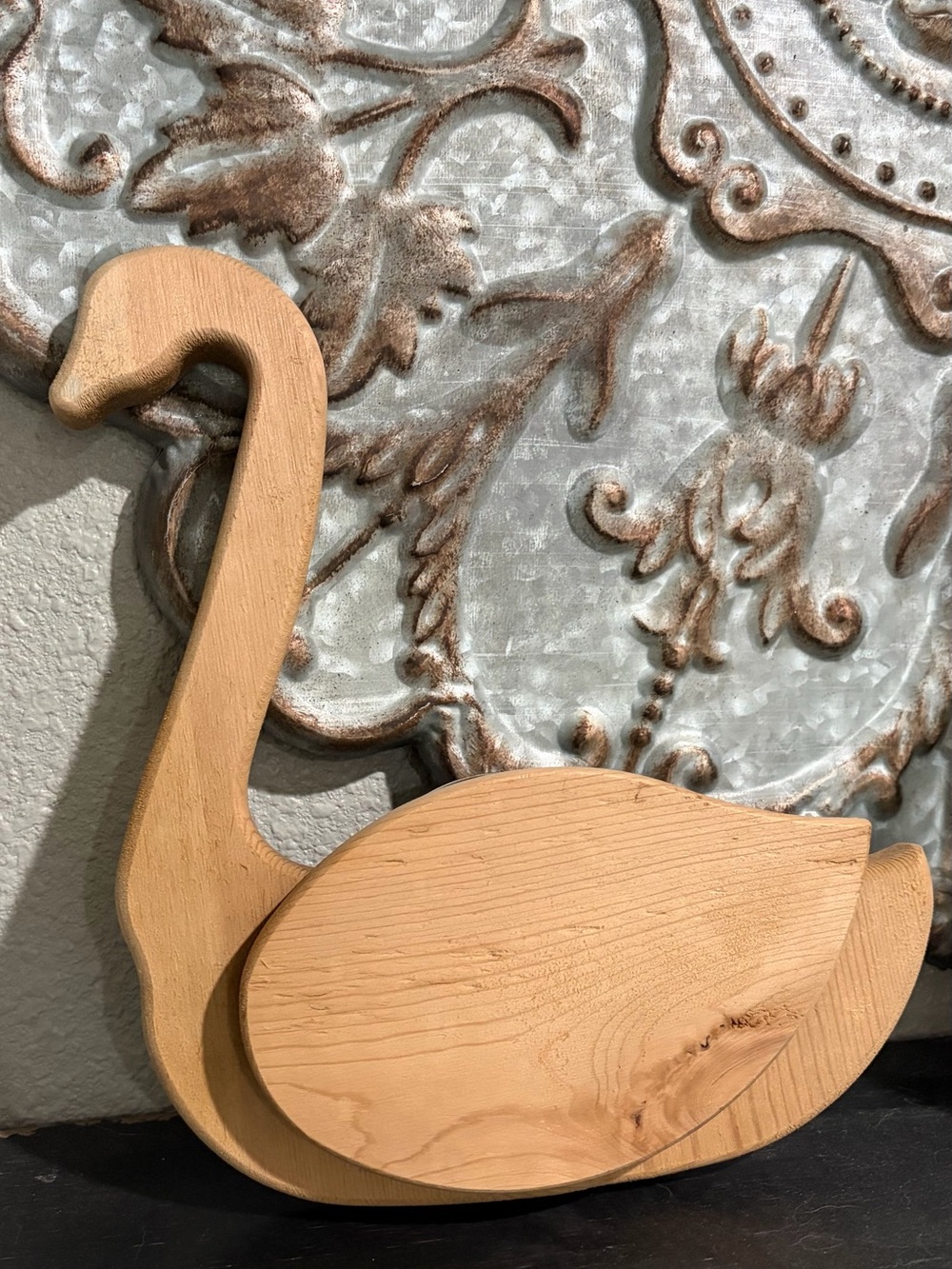 Wooden Swan decor - Picture 3 of 6